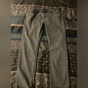 Light blue washed jeans